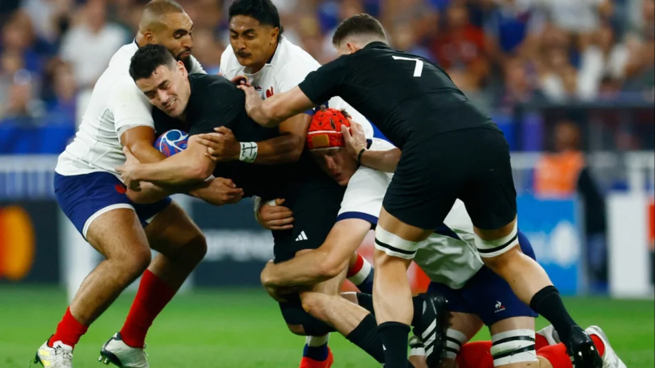 Francia se llevó un gran triunfo ante los All Blacks en el arranque del Mundial de Rugby