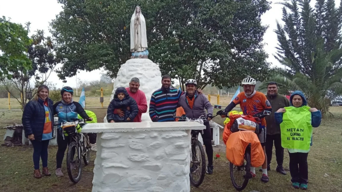 Peregrinos del sur provincial ya empezaron a caminar