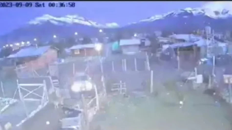 VIDEO Se hizo de día en plena madrugada: la extraña luz que iluminó Bariloche 