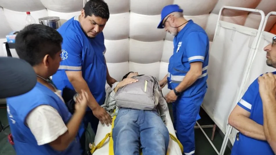 El SAMEC realizó 700 atenciones durante la procesión del Milagro