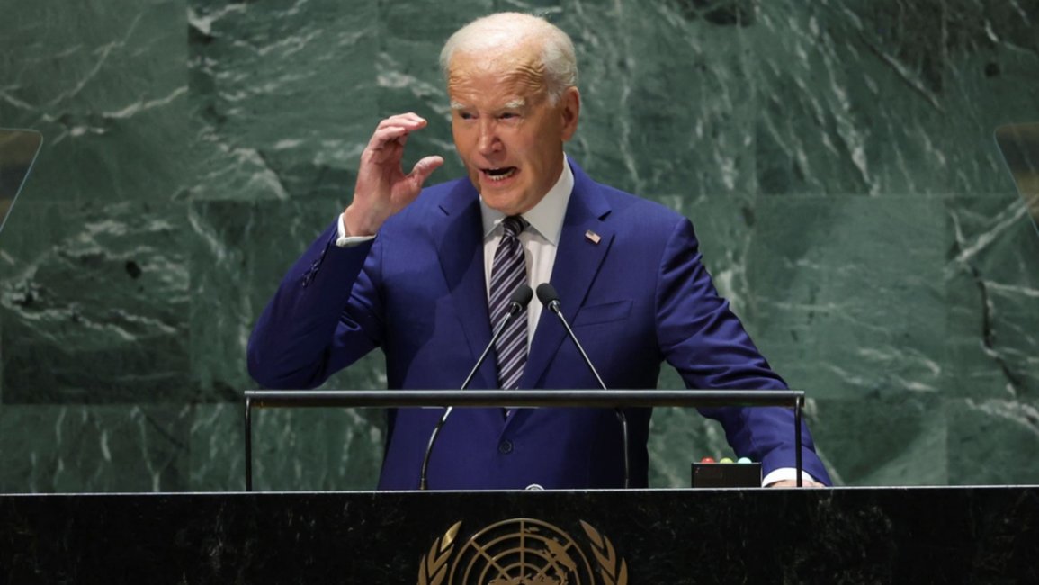 Biden pidió al mundo en la Asamblea General de la ONU que apoye a Ucrania