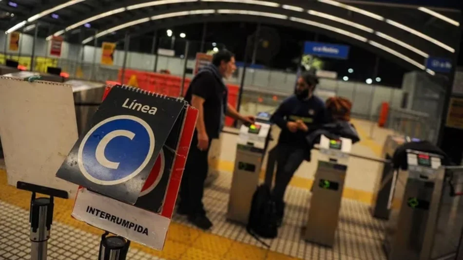 Comenzó el paro en las seis líneas de Subte y Premetro en CABA