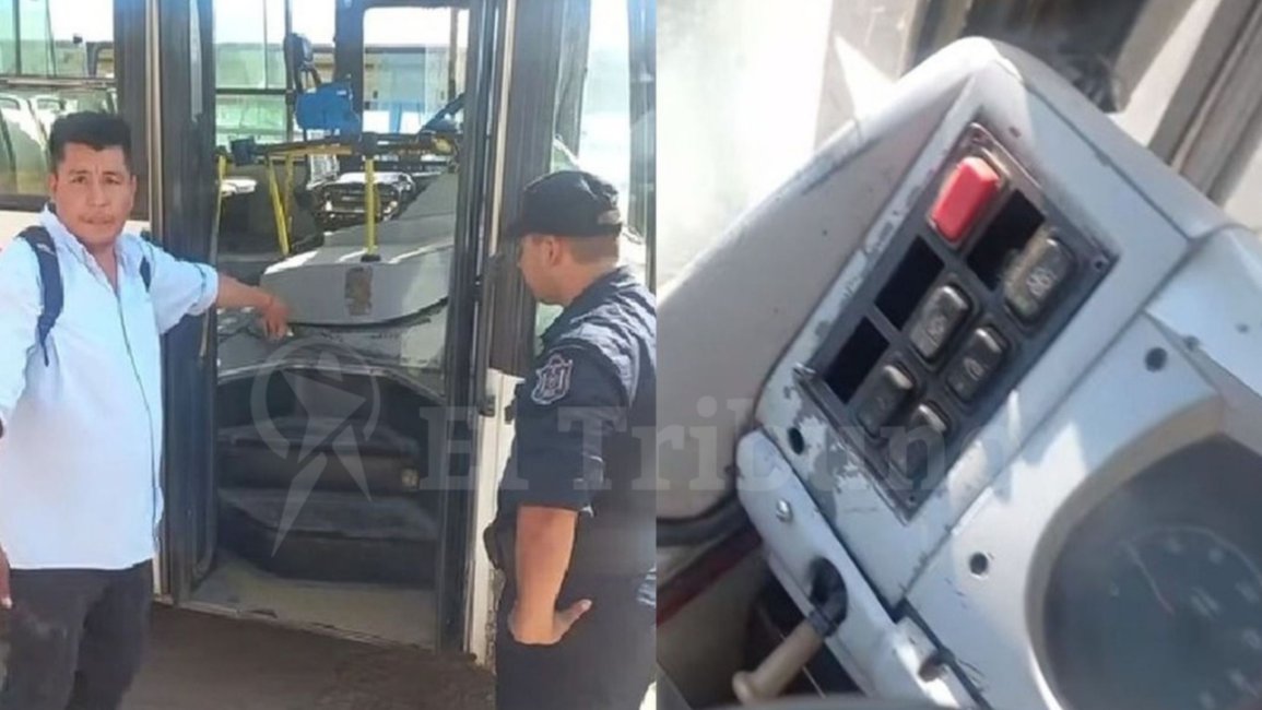 Chofer se negó a conducir un colectivo urbano: "Sacar ese ómnibus a la calle es un peligro para cualquiera" 