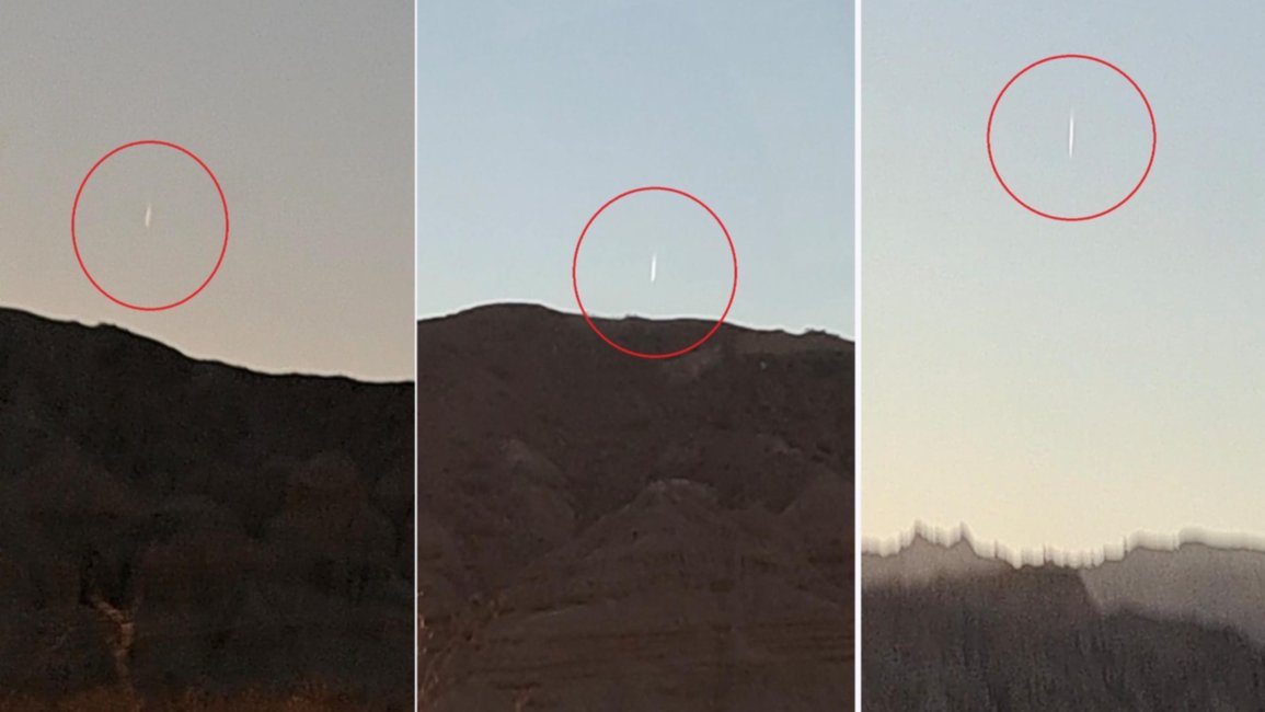 VIDEO. Un meteorito, un ovni o un satélite: qué es lo que se vio en el cielo de la Quebrada de las Flechas