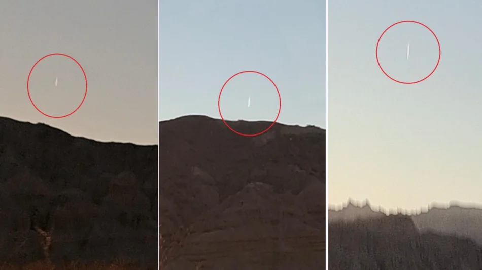 VIDEO. Un meteorito, un ovni o un satélite: qué es lo que se vio en el cielo de la Quebrada de las Flechas