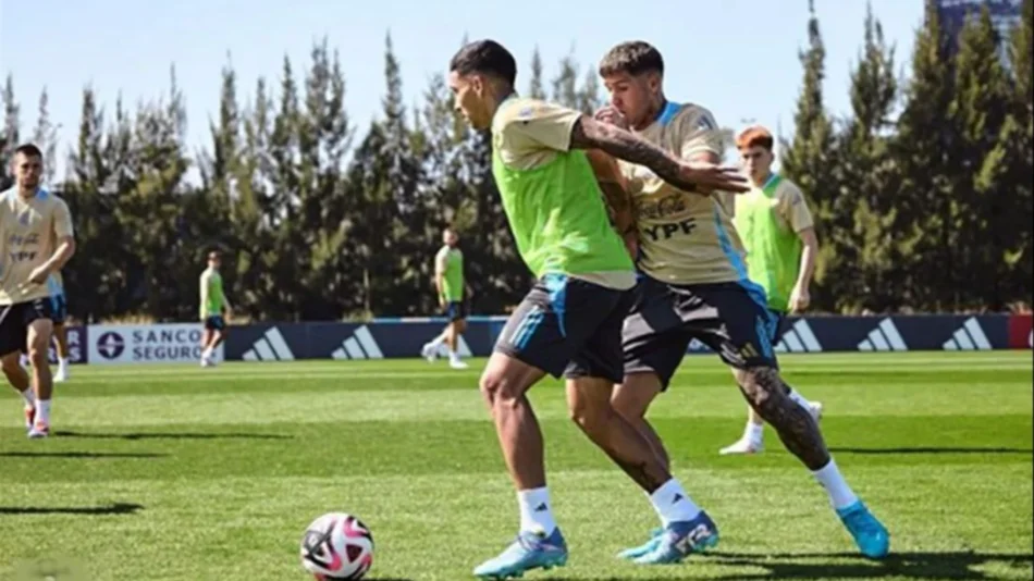 La Selección argentina llegó a Colombia: el 11 titular que podría parar Scaloni