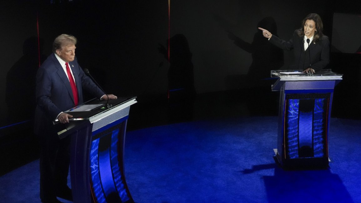  Kamala Harris puso a Donald Trump a la defensiva en un intenso debate