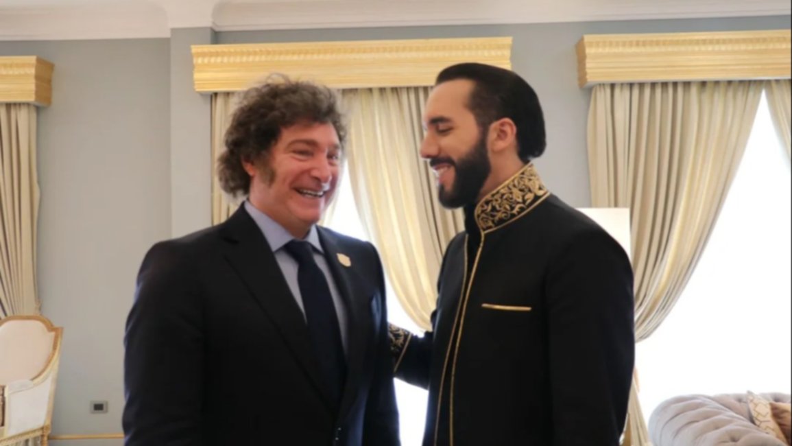 Bukele visita la Argentina a fin de mes y se reunirá con Milei
