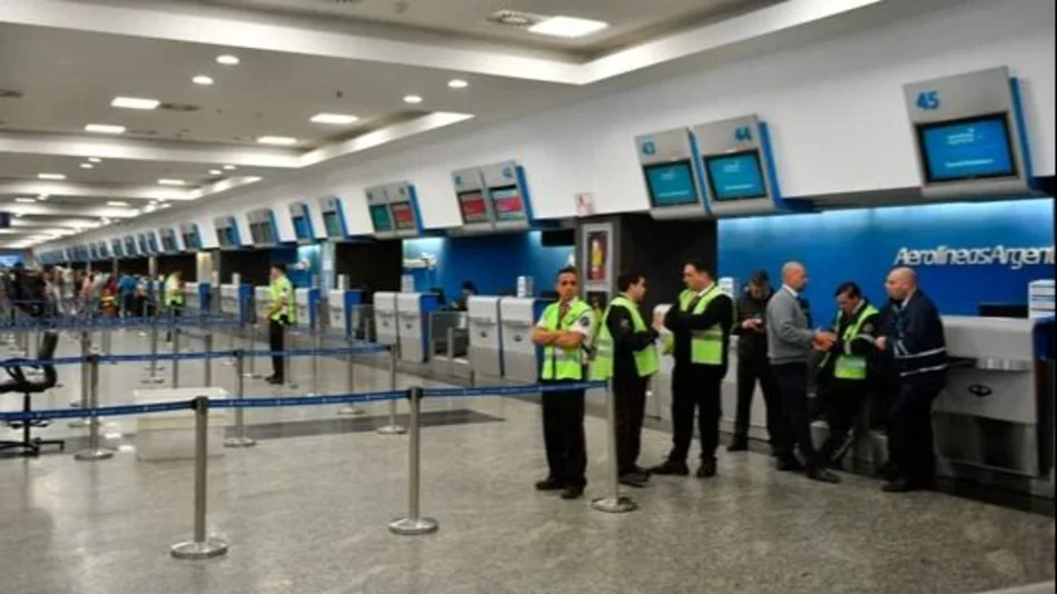 Comenzó el paro de pilotos y tripulantes de cabina en Aeroparque y Ezeiza