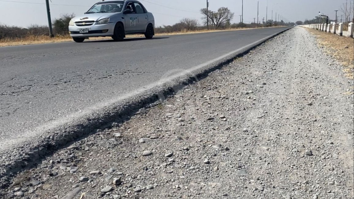 Banquinas en la ruta 36: un peligro latente entre Campo Quijano y Rosario de Lerma