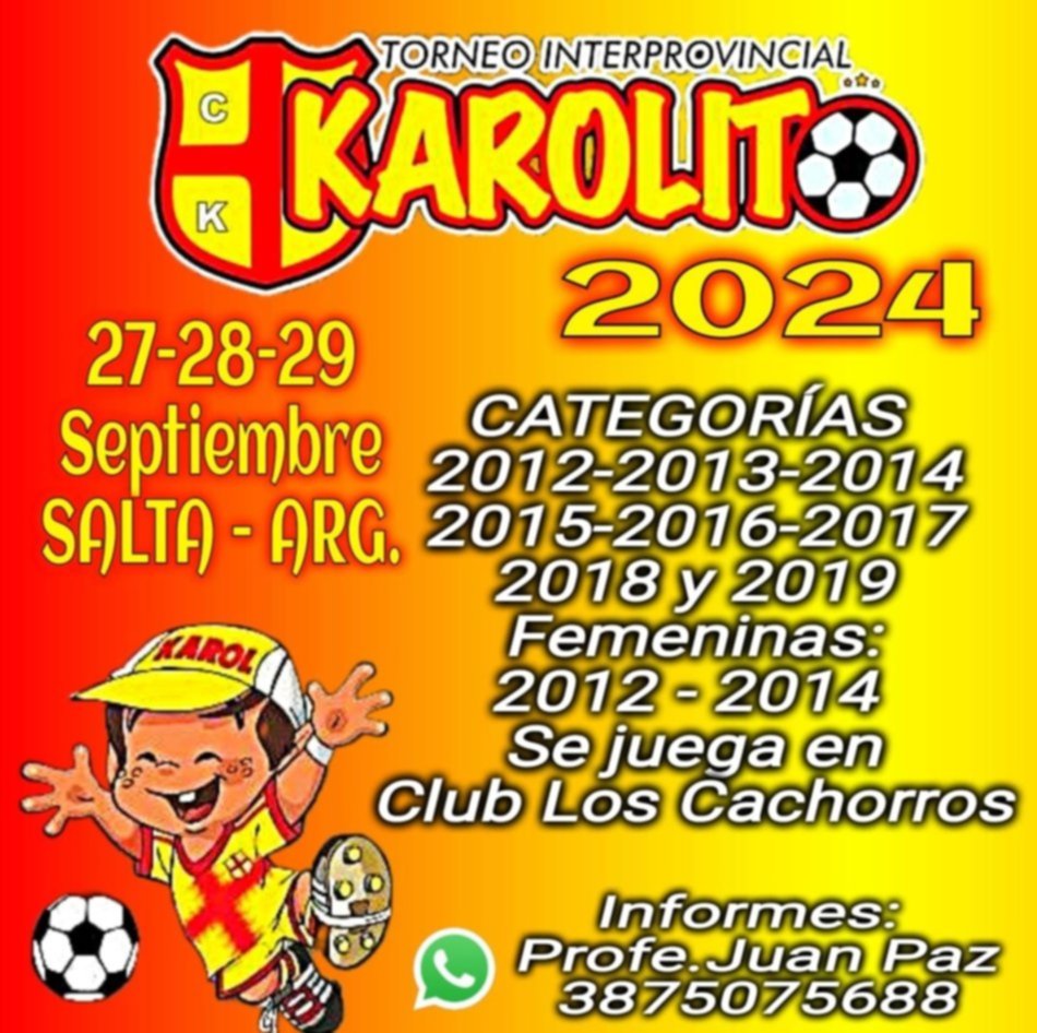 El fútbol infantil ya palpita el torneo Karolito 2024