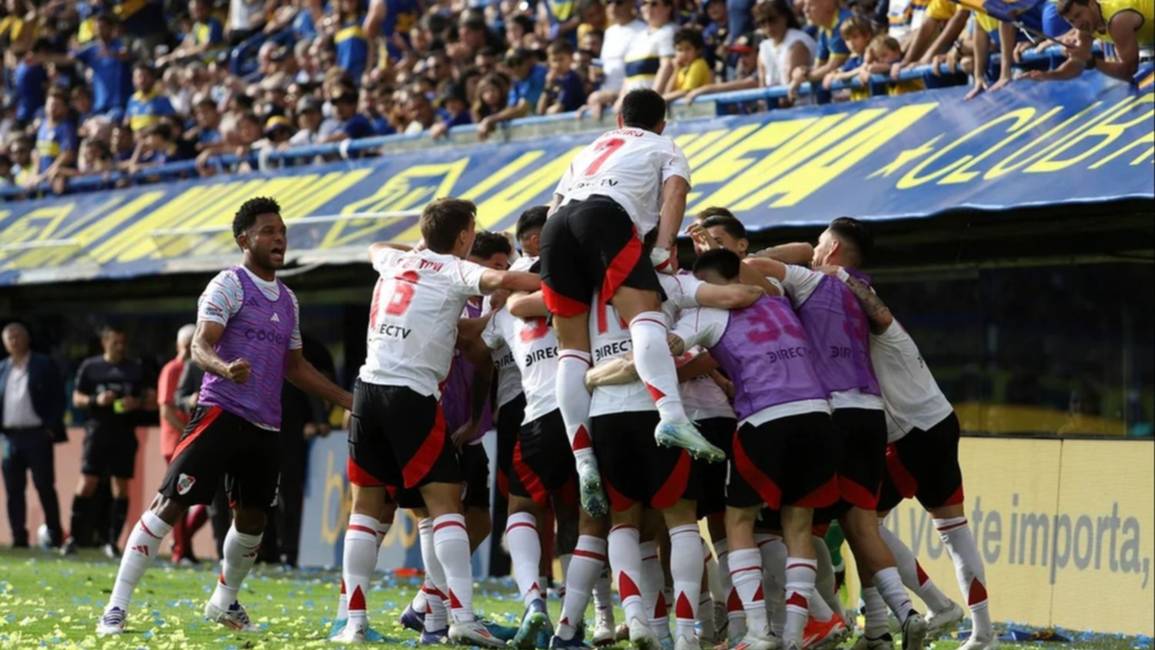 Así fue el gol de Manu Lanzini para el triunfo de River ante Boca en el Superclásico