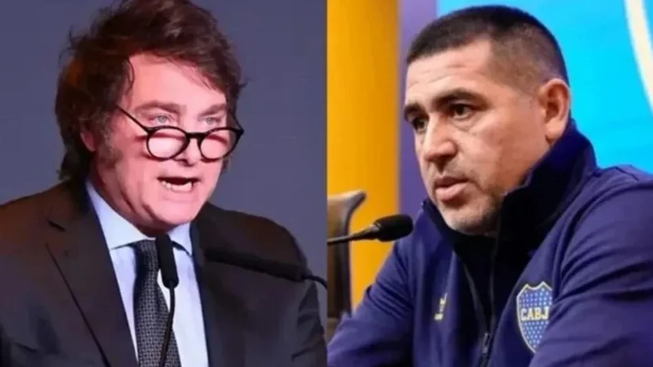 La chicana de Milei contra Riquelme luego de la derrota de Boca en el Superclásico