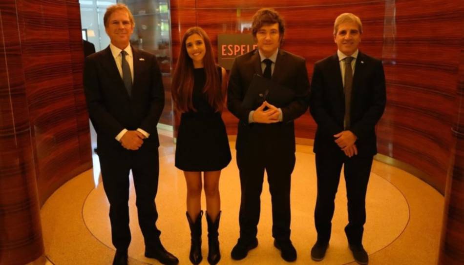 Milei se reunió con la astronauta salteña Noel de Castro en Los Ángeles