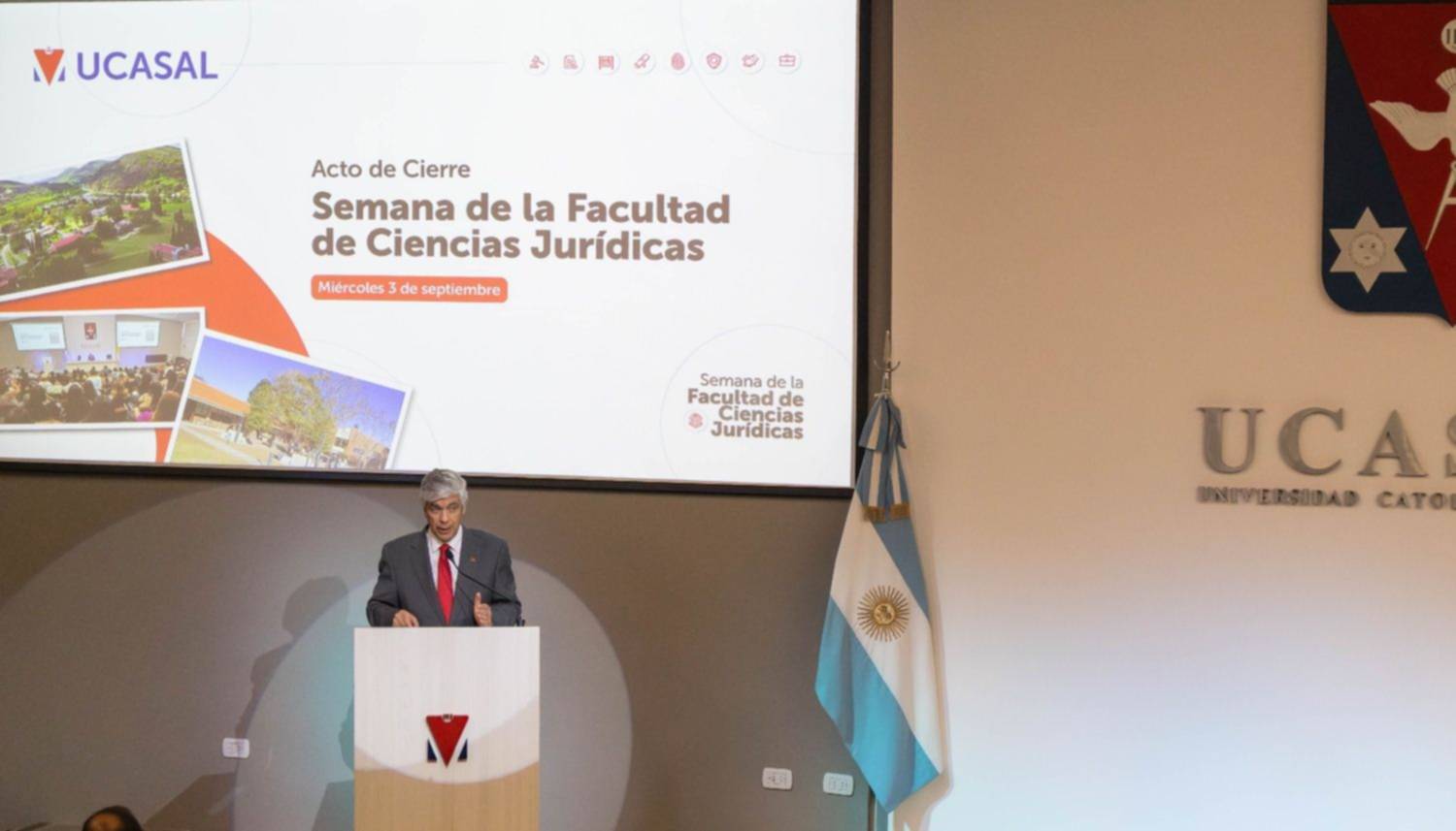 Diplomacia, libros e invitados especiales: lo que dejó la Semana de la Facultad de Ciencias Jurídicas en UCASAL
