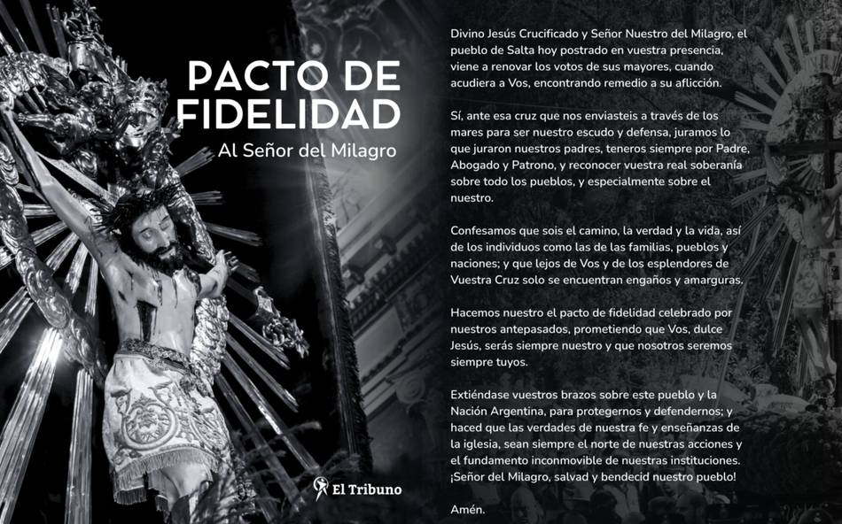 Milagro en Salta, EN VIVO, minuto a minuto: las imágenes del Señor y la Virgen del Milagro ya procesionan por las calles de la Ciudad haste el monumento 20 de Febrero- Milagro en Salta, EN VIVO, minuto a minuto: las imágenes del Señor y la Virgen del Milagro ya procesionan por las calles de la Ciudad haste el monumento 20 de Febrero