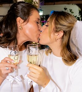 Scarlett y Fabiana hicieron historia al celebrar el primer matrimonio igualitario en Bolivia