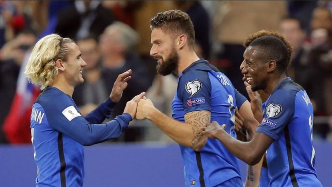 Francia le ganó a Bielorrusia y se metió en el Mundial 2018