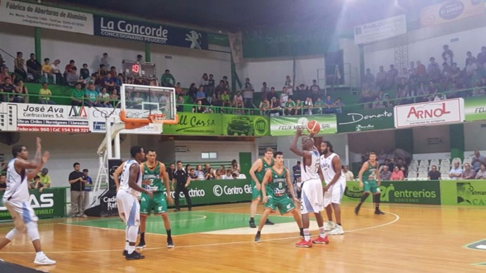 Salta Basket se desinfló en Concordia y perdió el juego inicial