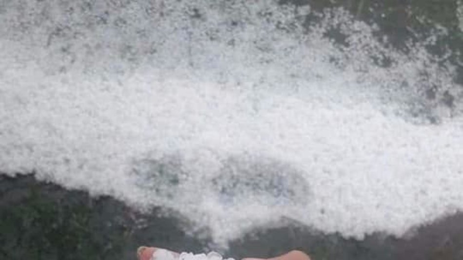 Fotos. Terrible temporal y caída de granizo en El Tala