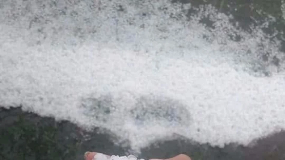 Fotos. Terrible temporal y caída de granizo en El Tala