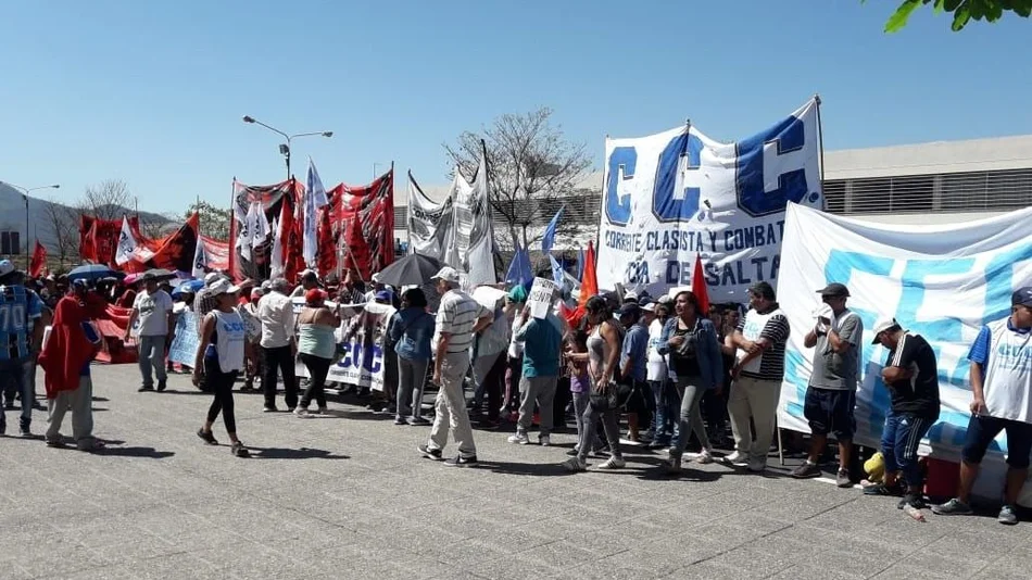 Manifestación en Ciudad Judicial por un imputado