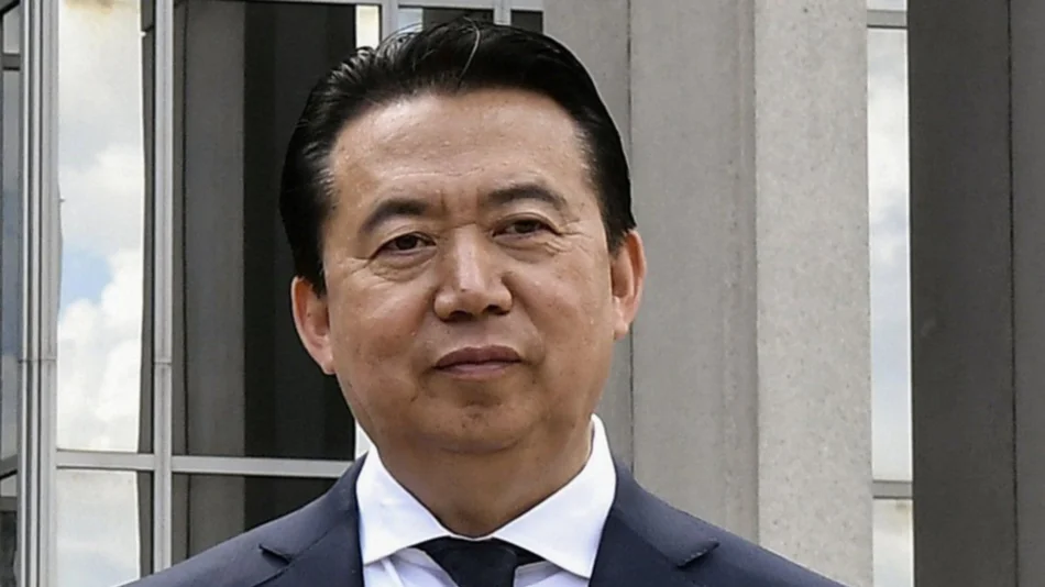 Investigan la desaparición del presidente de Interpol