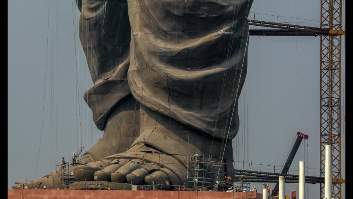 La estatua más grande del planeta está en la India y es en honor al "hombre de hierro"