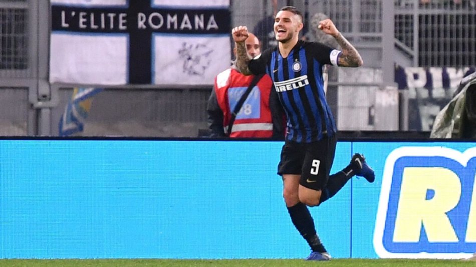 Icardi marcó un doblete y el Inter es escolta de Juventus