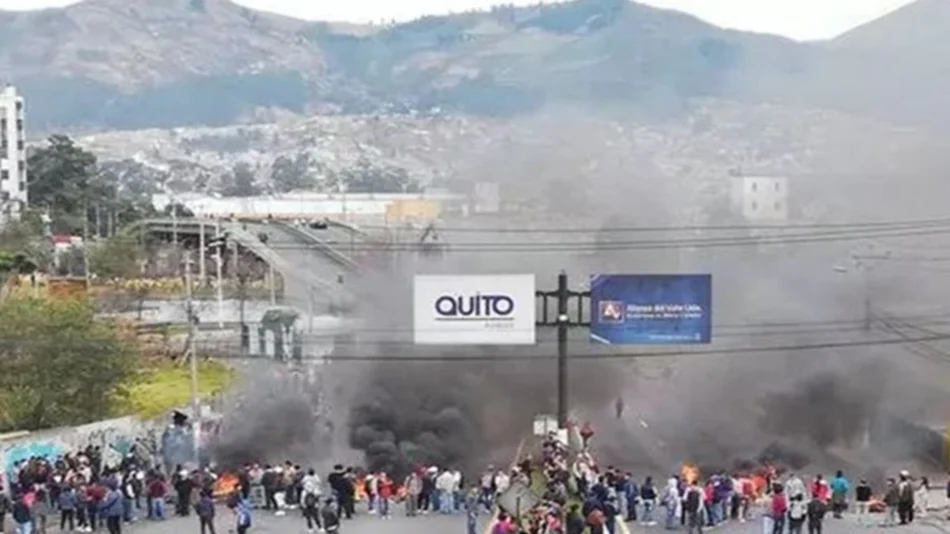 Estado de excepción en Ecuador en medio de protestas por las medidas económicas del Gobierno