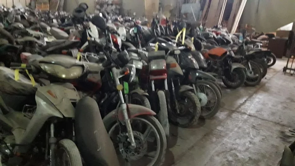 La Justicia rematará 115 motos