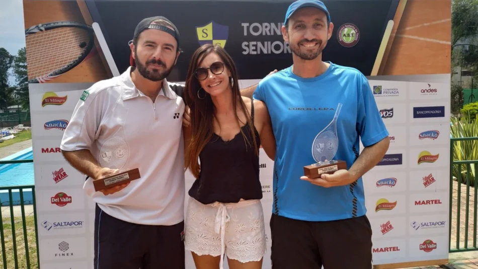 En el Sporting, los seniors campeones de tenis
