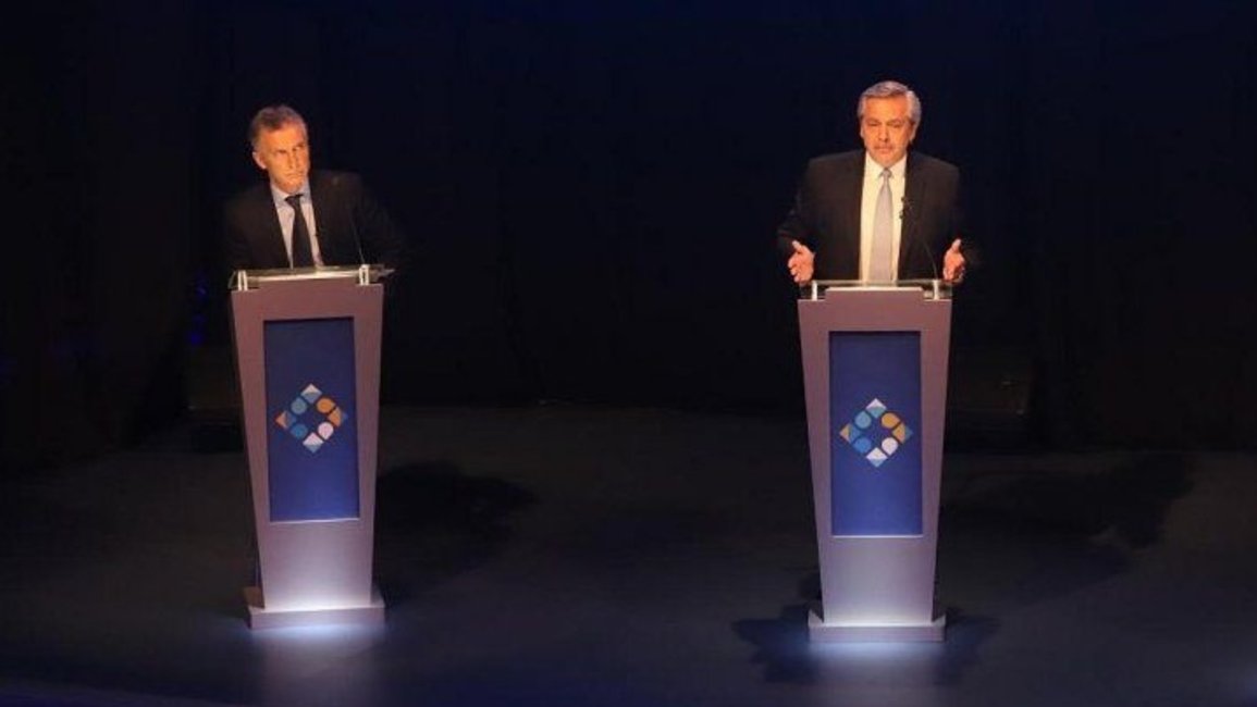 Macri y Fernández arrancaron con ataques desde el comienzo