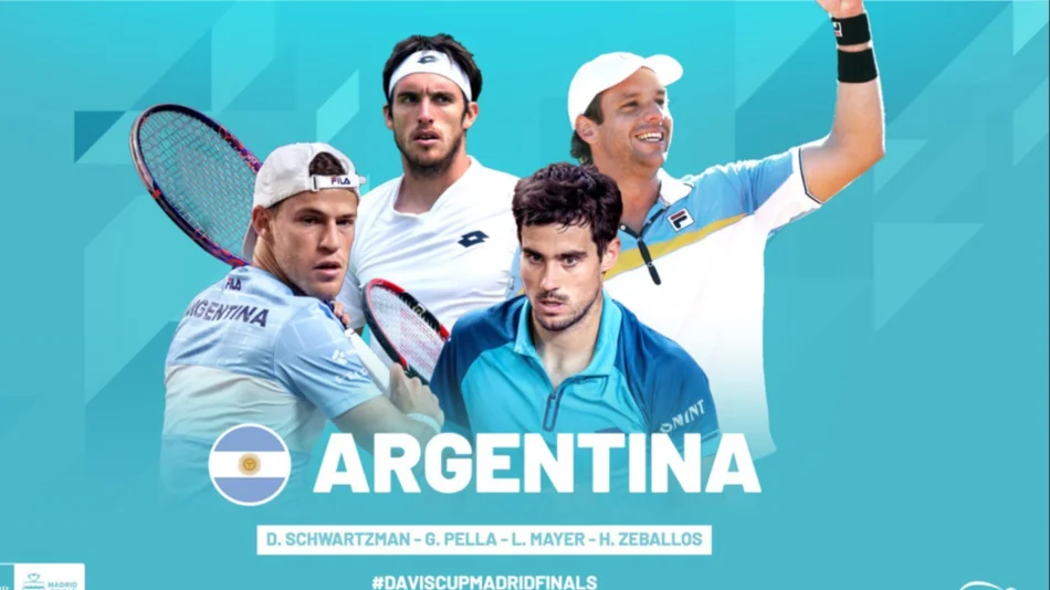 Schwartzman, Pella, Mayer y Zeballos representarán a Argentina en Copa Davis
