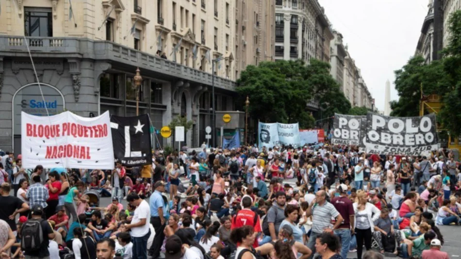 "Polentazo" y "Piquetazo": organizaciones sociales volvieron a las calles