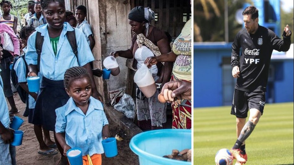 Tremendo gesto de Messi: le paga el desayuno todos los días a miles de chicos africanos