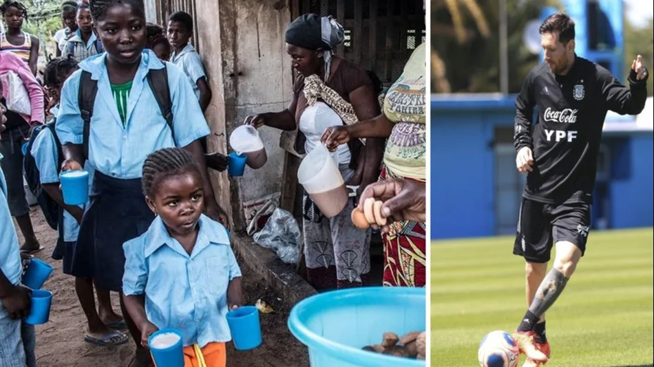Tremendo gesto de Messi: le paga el desayuno todos los días a miles de chicos africanos