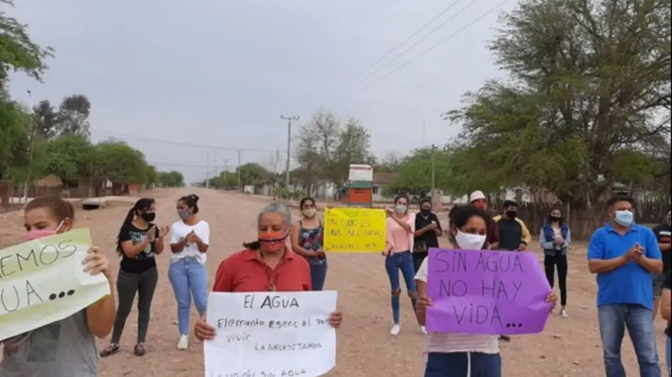 VIDEO | Rivadavia y La Unión, sin agua: no les repartieron a los que protestaron