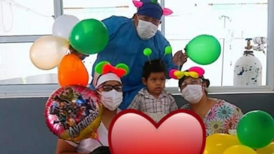 VIDEO | ¡Un campeón!: Maxi tiene dos años y venció al coronavirus en Colonia Santa Rosa 