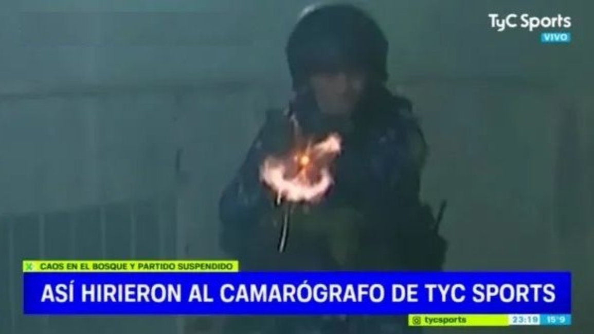 VIDEO. Gimnasia - Boca: Un policía le disparó tres veces a un camarógrafo 