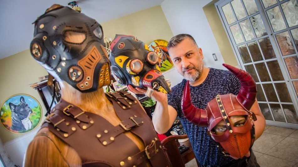 Marcelo Lenes, el salteño de la máscara de cuero