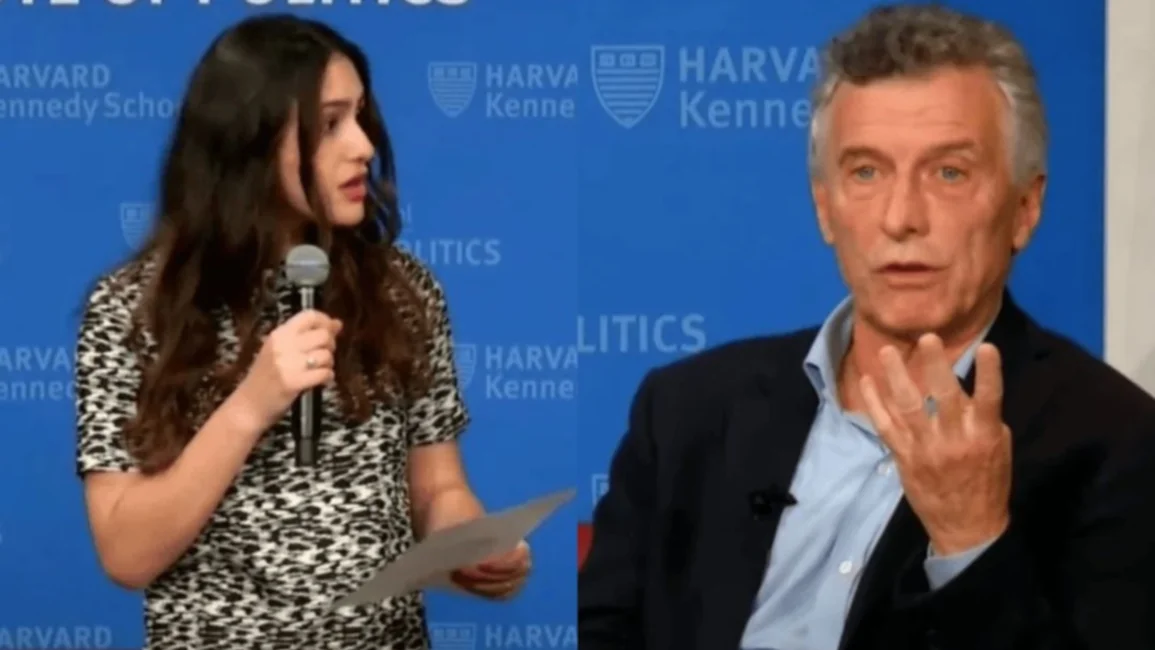 En la Universidad de Harvard presentaron a Mauricio Macri como "expresidente de Venezuela"
