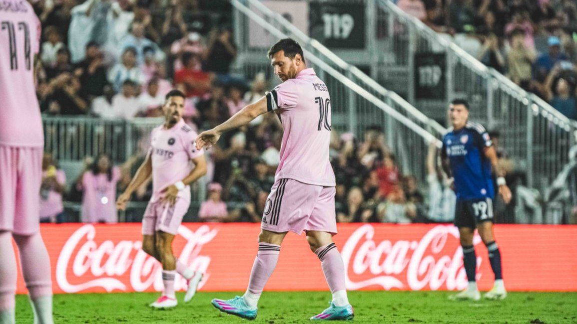 Con Messi en la cancha, el Inter Miami perdió 1 a 0 con Cincinatti y se quedó fuera del play-off