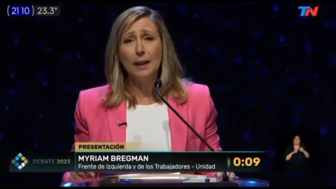 En la presentación, salvo Bregman, los candidatos expresaron solidaridad con Israel
