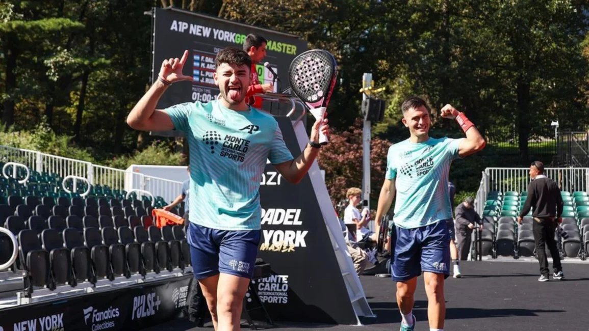 NuevaYork, el gran desafío del año para Arce y el A1 Pádel