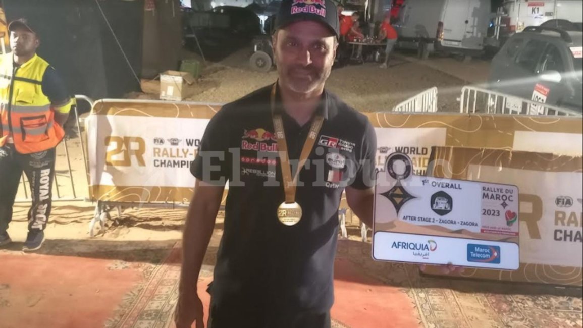 Al Attiyah ganó la etapa 2 y retuvo el título Mundial a falta de tres etapas en Marruecos