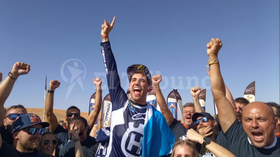 VIDEO. Cobertura exclusiva de El Tribuno en Marruecos: ¡Luciano Benavides es el nuevo campeón del Mundial de Rally Cross Country!