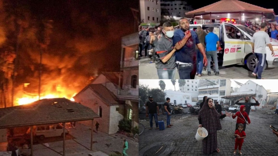 Hamas cifra en 471 los muertos a causa del bombardeo al hospital de Gaza, que adjudica a Israel