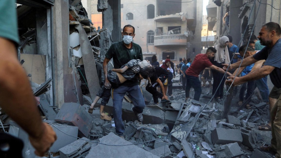La ayuda que llegó a Gaza es insuficiente y la situación humanitaria es "catastrófica"