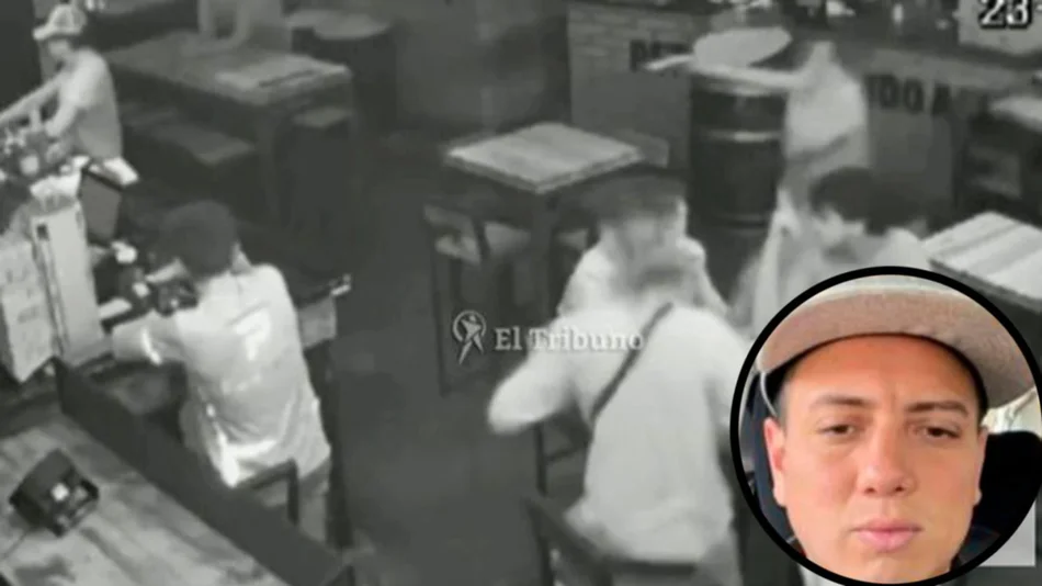Se conocieron imágenes del tiroteo en el interior de un bar del Paseo Güemes